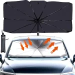 Преносим Сгъваем Сенник за Автомобил с UV Защита SHADESHELLA®, prenosim sgavaem sennik za avtomobil s uv zaschita shadeshella