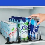 Органайзер За Хладилник с Автоматично Плъзгане - DRINZER®, organaizer za hladilnik s avtomatichno plazgane drinzer